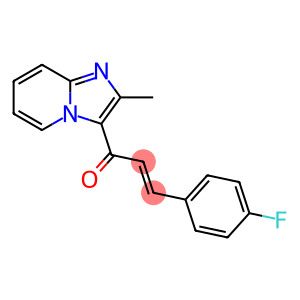 (2E)-3-(4-fluorophenyl)-1-{2-methylimidazo[1,2-a]pyridin-3-yl}prop-2-en-1-one