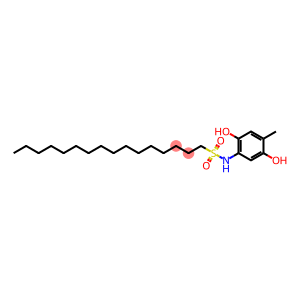 1-Hexadecanesulfonamide, N-(2,5-dihydroxy-4-methylphenyl)-