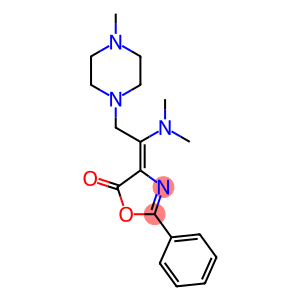 (4Z)-4-[1-(dimethylamino)-2-(4-methylpiperazin-1-yl)ethylidene]-2-phenyl-4,5-dihydro-1,3-oxazol-5-one