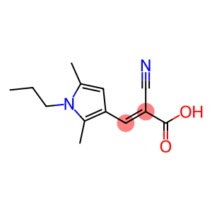 (E)-2-cyano-3-(2,5-dimethyl-1-propylpyrrol-3-yl)prop-2-enoic acid