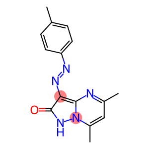 5,7-dimethyl-3-[(4-methylphenyl)diazenyl]pyrazolo[1,5-a]pyrimidin-2(1H)-one