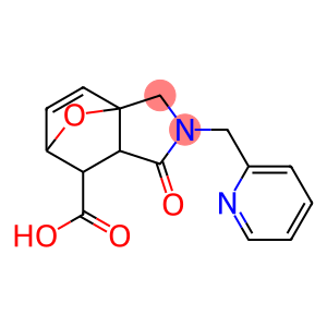 3a,6-Epoxy-3aH-isoindole-7-carboxylic acid, 1,2,3,6,7,7a-hexahydro-1-oxo-2-(2-pyridinylmethyl)-