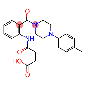 4-(2-{[4-(4-methylphenyl)-1-piperazinyl]carbonyl}anilino)-4-oxo-2-butenoicacid