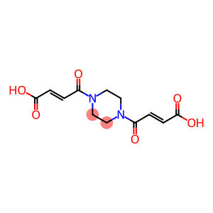 (E)-4-{4-[(E)-4-hydroxy-4-oxo-2-butenoyl]-1-piperazinyl}-4-oxo-2-butenoic acid