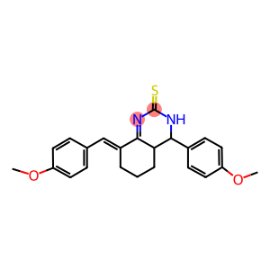 8-(4-methoxybenzylidene)-4-(4-methoxyphenyl)-4,4a,5,6,7,8-hexahydro-2(3H)-quinazolinethione