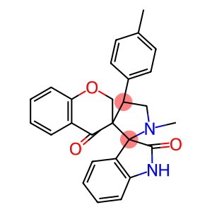 CHROMAN-4'-ONE-3'-SPIRO-3-N-METHYL-4-(4-METHYLPHENYL)-PYRROLIDINE-2-SPIRO-3''-OXINDOLE