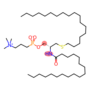 1-PALMITYLTHIO-2-PALMITOYLAMIDO-1,2-DIDEOXY-SN-GLYCERO-3-PHOSPHOCHOLINE