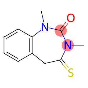 1,3-dimethyl-4-sulfanylidene-5H-1,3-benzodiazepin-2-one