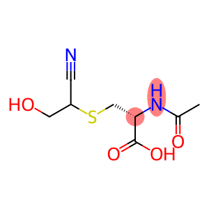 N-acetyl-S-(1-cyano-2-hydroxyethyl)cysteine