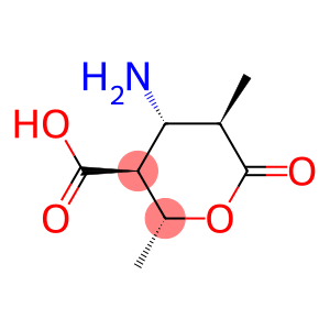 2H-Pyran-3-carboxylicacid,4-aminotetrahydro-2,5-dimethyl-6-oxo-,[2R-