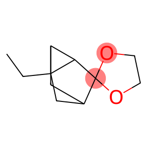 Spiro[1,3-dioxolane-2,3-tricyclo[2.2.1.02,6]heptane], 6-ethyl- (9CI)