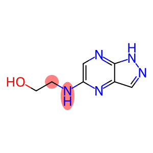 Ethanol, 2-(1H-pyrazolo[3,4-b]pyrazin-5-ylamino)- (9CI)