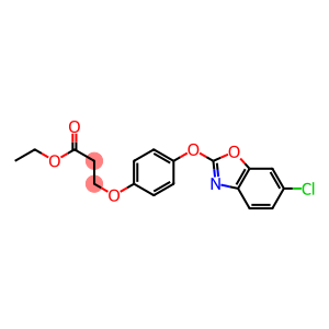 ethyl 3-[4-(6-chlorobenzooxazol-2-yl)oxyphenoxy]propanoate