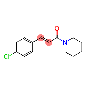 2-Propen-1-one, 3-(4-chlorophenyl)-1-(1-piperidinyl)-, (2E)-