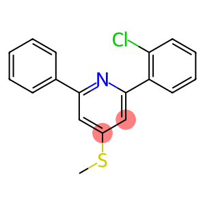 Pyridine, 2-(2-chlorophenyl)-4-(methylthio)-6-phenyl-