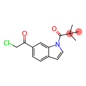 1-(6-(2-Chloroacetyl)-1H-indol-1-yl)-2,2-diMethylpropan-1-one