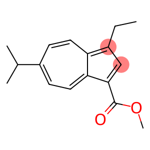 3-Ethyl-6-(1-methylethyl)-1-azulenecarboxylic acid methyl ester