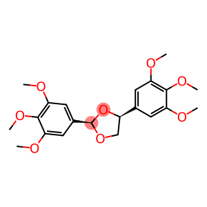 1,3-Dioxolane, 2,4-bis(3,4,5-trimethoxyphenyl)-, (2R,4S)-rel-