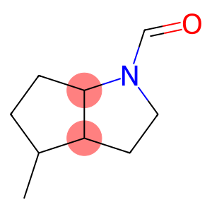 Cyclopenta[b]pyrrole-1(2H)-carboxaldehyde, hexahydro-4-methyl- (9CI)