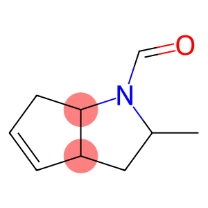Cyclopenta[b]pyrrole-1(2H)-carboxaldehyde, 3,3a,6,6a-tetrahydro-2-methyl- (9CI)