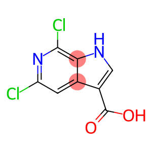 5,7-Dichloro-6-azaindole-3-carboxylic acid