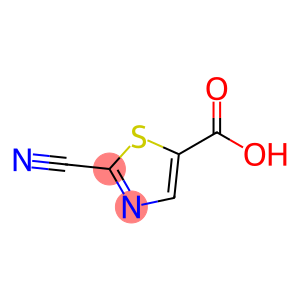 5-Thiazolecarboxylic acid, 2-cyano-