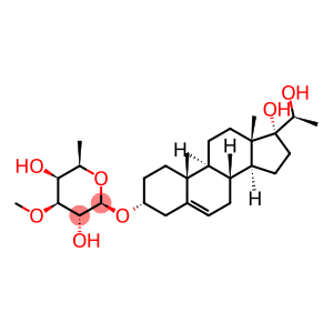 β-D-Galactopyranoside, (3β,20S)-17,20-dihydroxypregn-5-en-3-yl 6-deoxy-3-O-methyl-