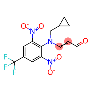 2-Propenal, 3-[(cyclopropylmethyl)[2,6-dinitro-4-(trifluoromethyl)phenyl]amino]-