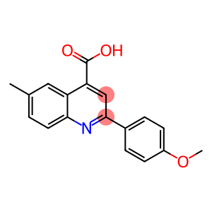 2-(4-methoxyphenyl)-6-methyl-cinchoninic acid