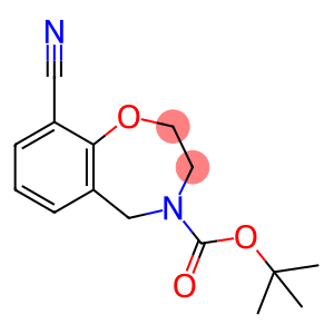 1,1-dimethylethyl 9-cyano-2,3-dihydro-1,4-benzoxazepine-4(5H)-carboxylate