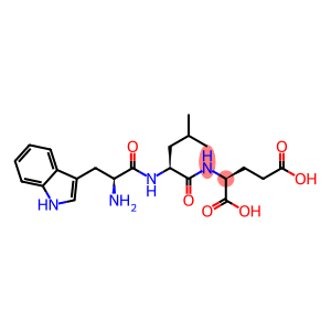 tryptophyl-leucyl-glutamic acid