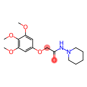 Acetamide, N-1-piperidinyl-2-(3,4,5-trimethoxyphenoxy)-