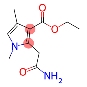 1H-Pyrrole-3-carboxylic acid, 2-(2-amino-2-oxoethyl)-1,4-dimethyl-, ethyl ester