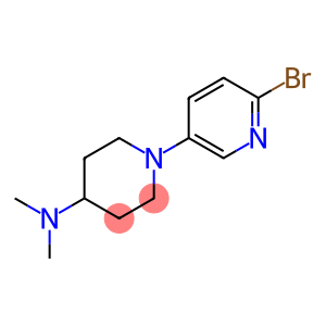 1-(6-bromopyridin-3-yl)-N,N-dimethylpiperidin-4-amine