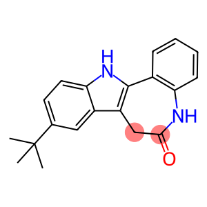 Indolo[3,2-d][1]benzazepin-6(5H)-one, 9-(1,1-dimethylethyl)-7,12-dihydro-