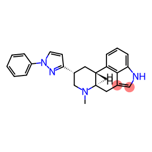 Ergoline, 6-methyl-8-(1-phenyl-1H-pyrazol-3-yl)-, (8β)- (9CI)