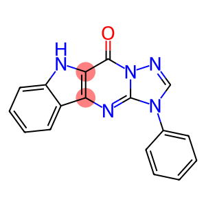 5H-[1,2,4]Triazolo[1',5':1,2]pyrimido[5,4-b]indol-5-one, 1,6-dihydro-1-phenyl-