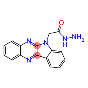 6H-Indolo[2,3-b]quinoxaline-6-acetic acid, hydrazide