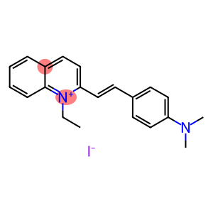 2-[4-(二甲基氨基)苯乙烯]-1-乙基喹啉鎓碘化物