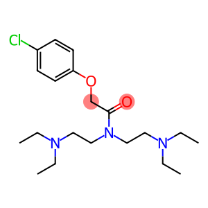 Acetamide, 2-(4-chlorophenoxy)-N,N-bis[2-(diethylamino)ethyl]-