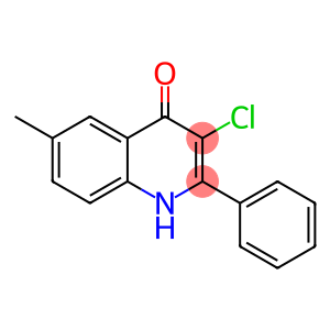 4(1H)-Quinolinone,  3-chloro-6-methyl-2-phenyl-