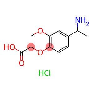 2-[4-(1-氨基乙基)-2-甲氧基苯氧基]乙酸盐酸盐