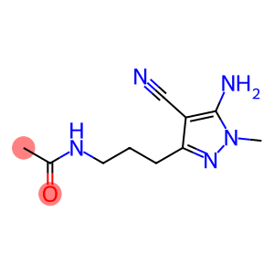 Acetamide, N-[3-(5-amino-4-cyano-1-methyl-1H-pyrazol-3-yl)propyl]-