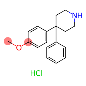 4-(4-METHOXYPHENYL)-4-PHENYLPIPERIDINE HCL