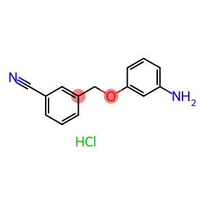 3-[(3-aminophenoxy)methyl]benzonitrile hydrochloride