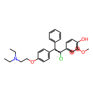 Phenol, 4-[1-chloro-2-[4-[2-(diethylamino)ethoxy]phenyl]-2-phenylethenyl]-2-methoxy-