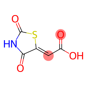 (Z)-2-(2,4-dioxothiazolidin-5-ylidene)acetic acid