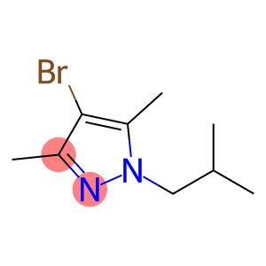 1H-Pyrazole, 4-bromo-3,5-dimethyl-1-(2-methylpropyl)-