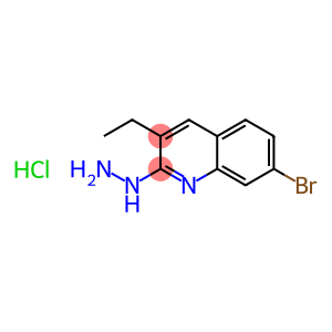 7-Bromo-3-ethyl-2-hydrazinoquinoline hydrochloride