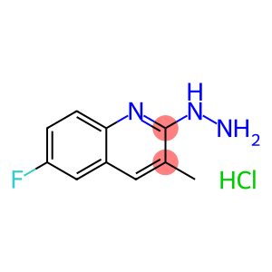 6-Fluoro-2-hydrazino-3-methylquinoline hydrochloride